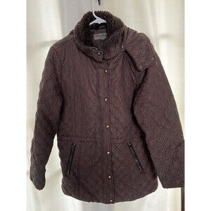 Marc New York Andrew Marc Women's Quilted Detachable Hood Jacket Size Large